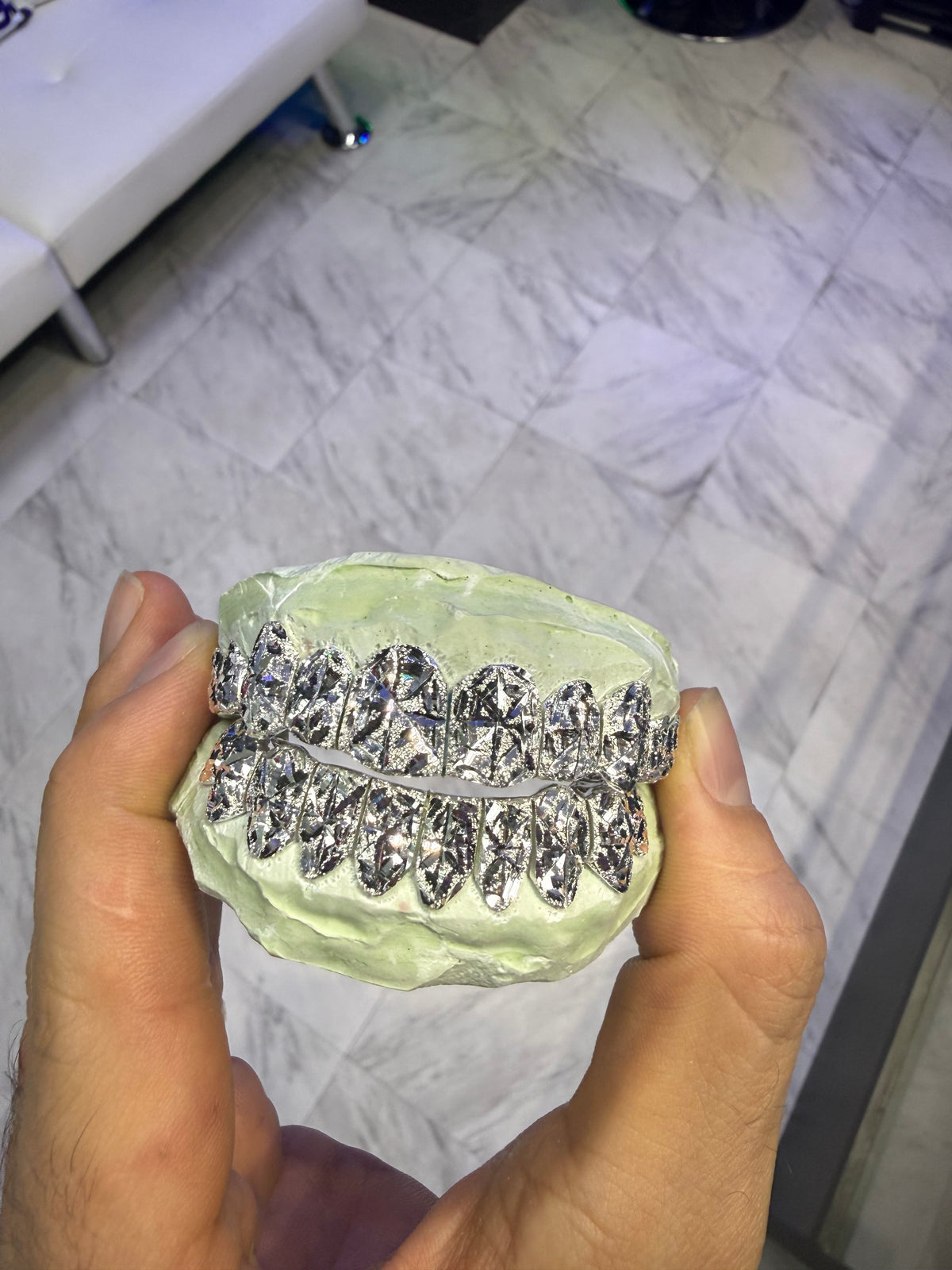 Spider Cut Grillz (silver)
