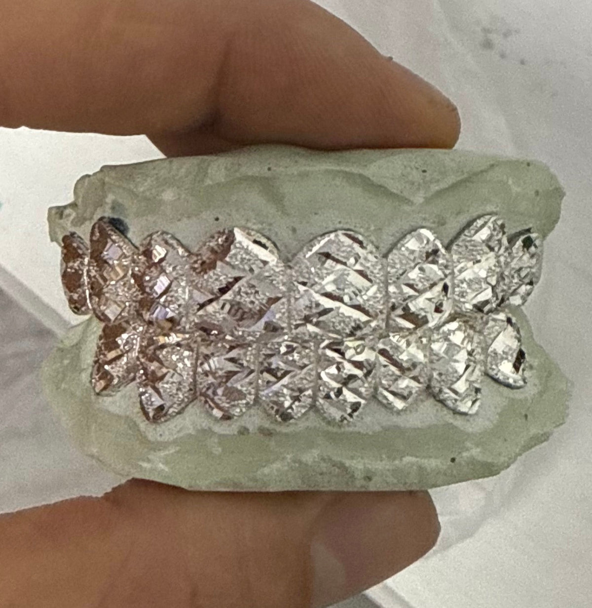 DIAMOND CUT GRILLZ (SILVER)