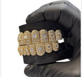 FULLY ICED OUT GRILLZ (Silver and Moissanite)