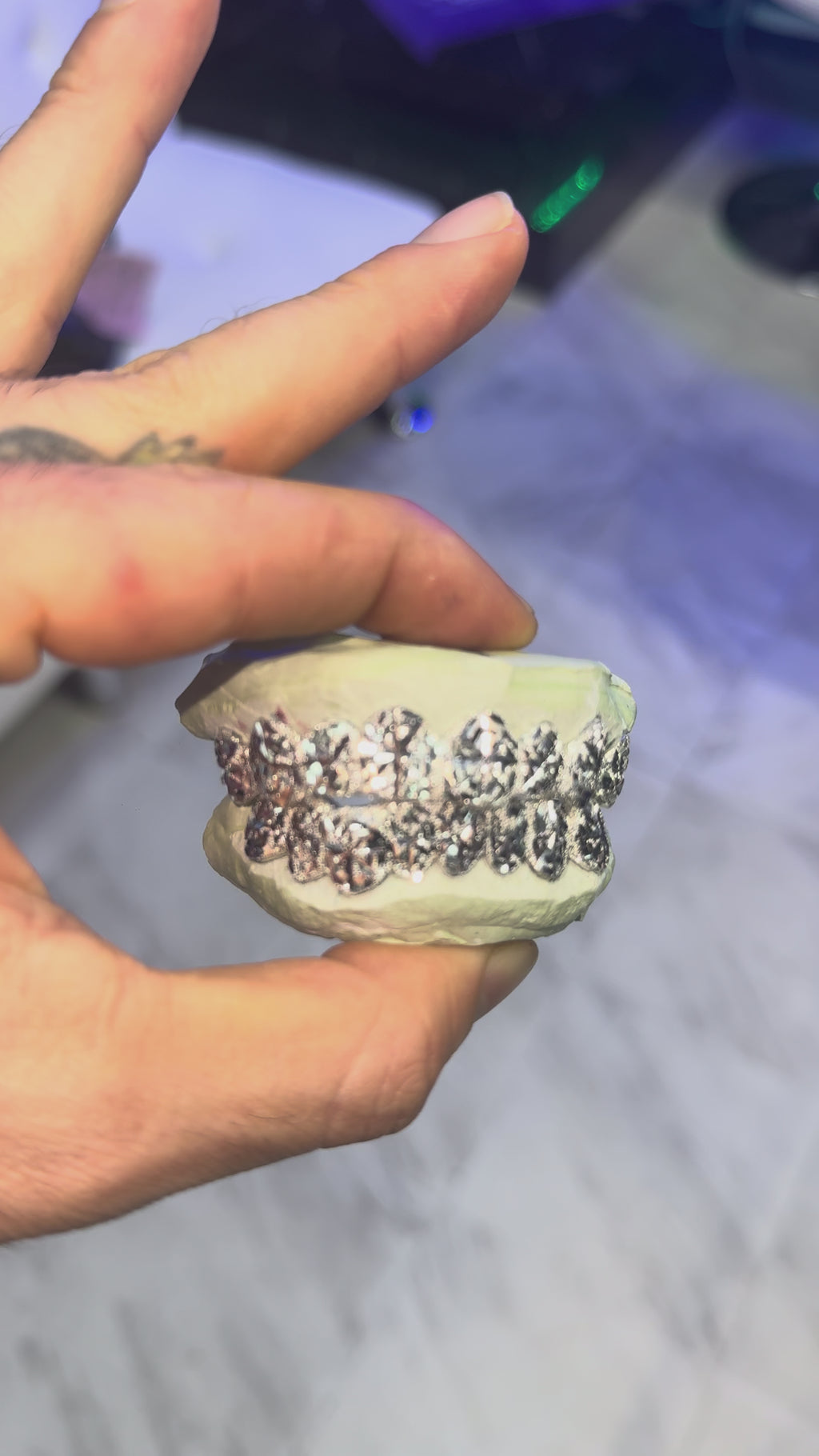 Spider Cut Grillz (silver)