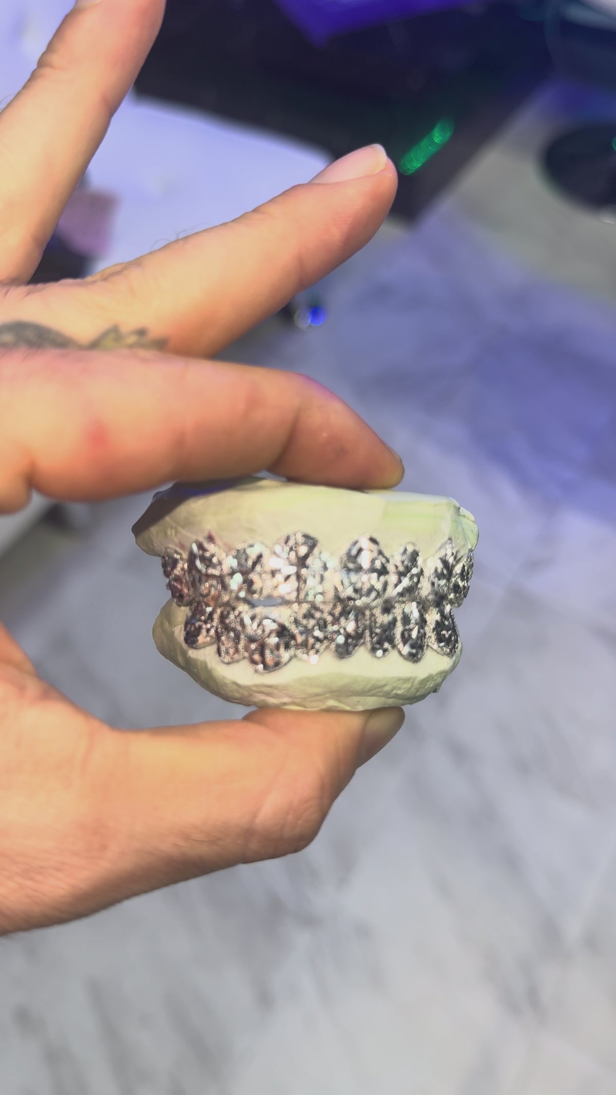 Spider Cut Grillz (silver)